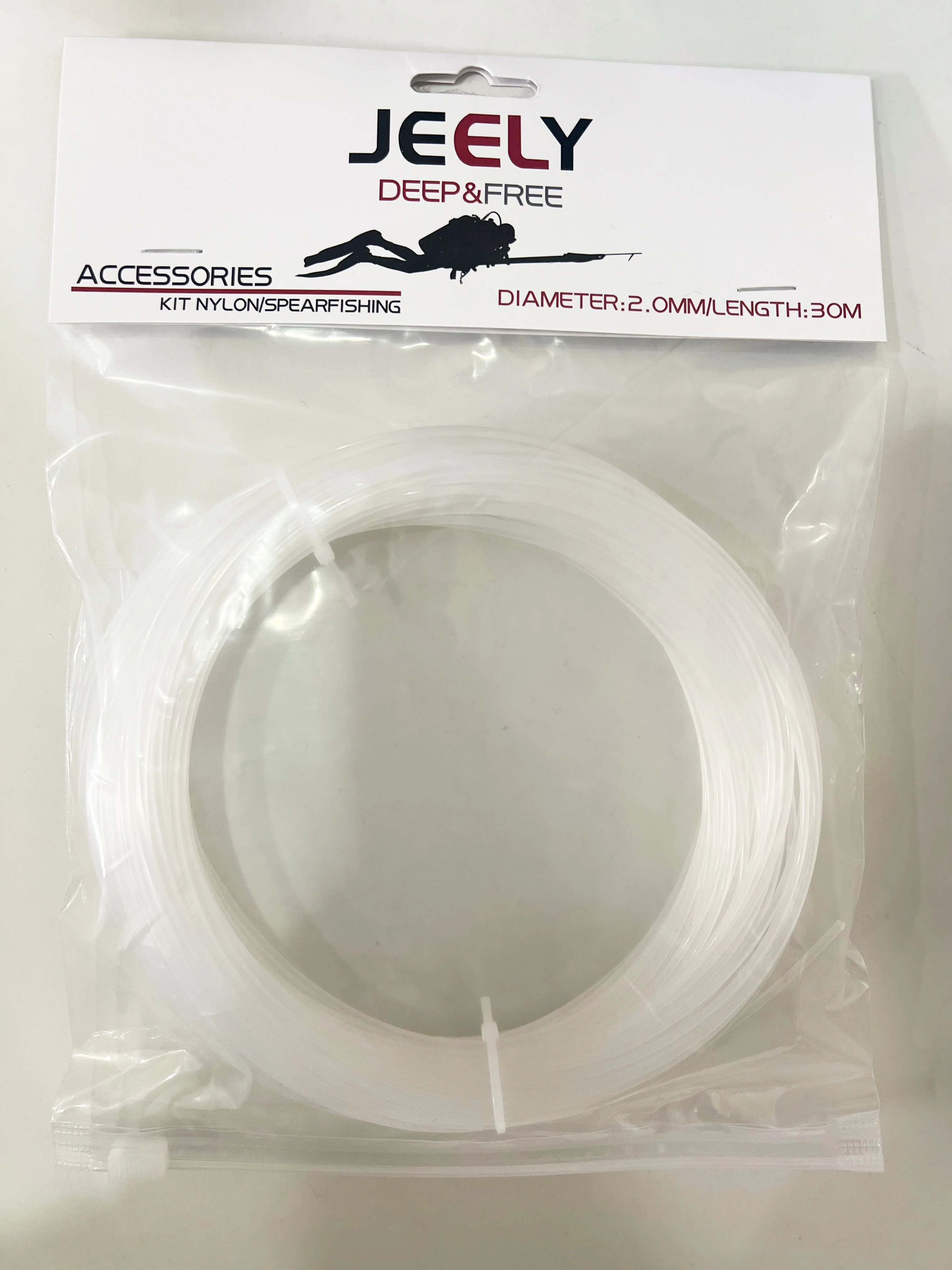 Durable Nylon Monofilament Fishing Line - 30M Hank Pack