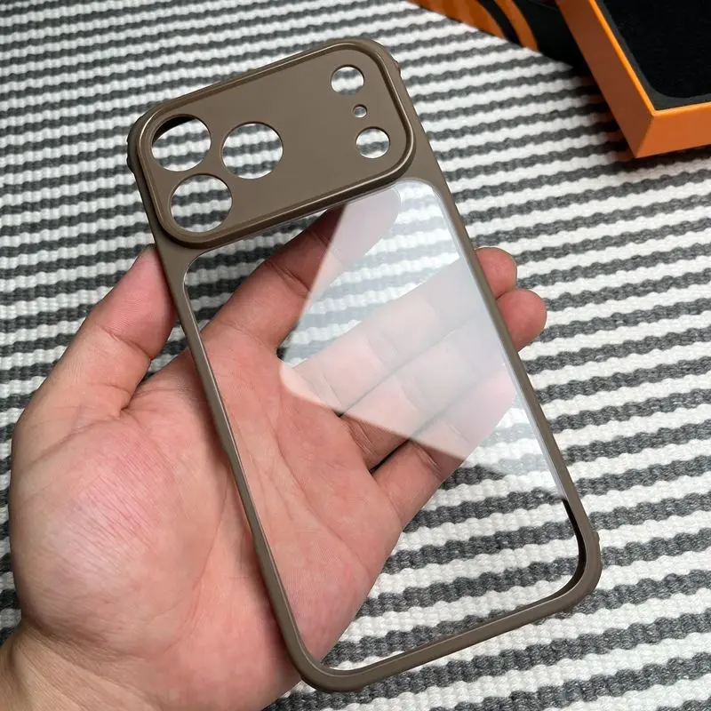 Simple Transparent Acrylic Phone Case Cover and Bumper