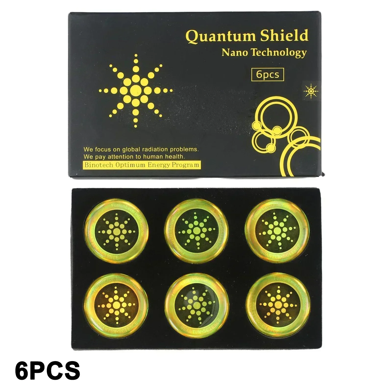 5G EMF Protection Radiation Shield Radiation Protection Scalar Energy Stickers 6 Stickers EMF radiation protection stickers