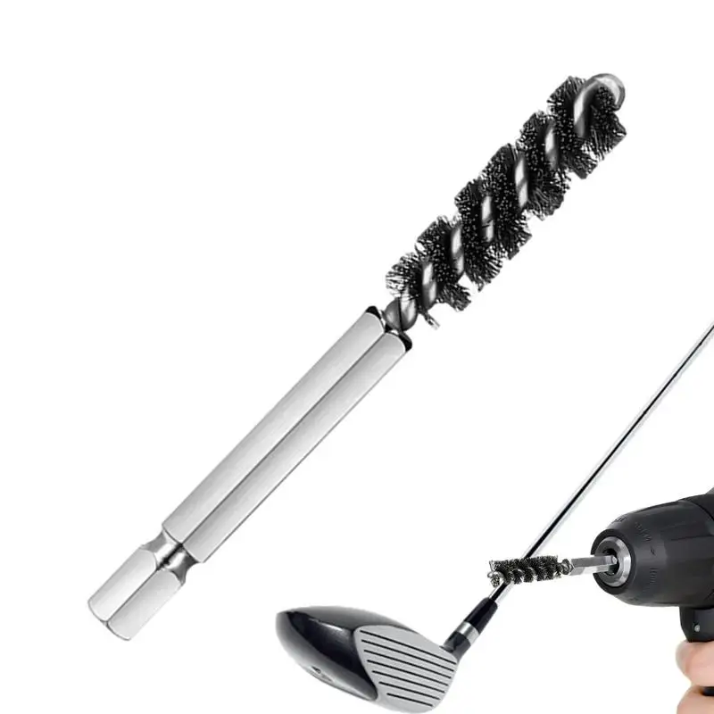 

Golf Club Hosel Brush Stainless Steel Electric Hosel Cleaner for Golf Clubs Golf Accessory Golf Club Brush Tool hex bar wire