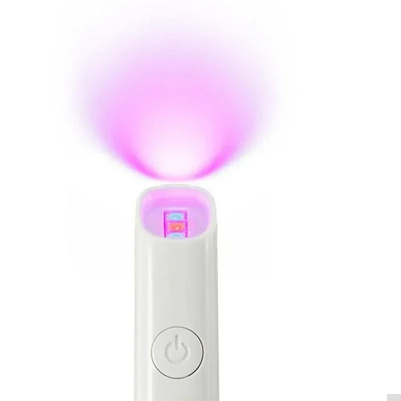 Beauty Instrument Portable Red Blue Light Therapy Face Acne Spot Treatment Pen Acne Scar Pimple Wrinkle Removal Pen