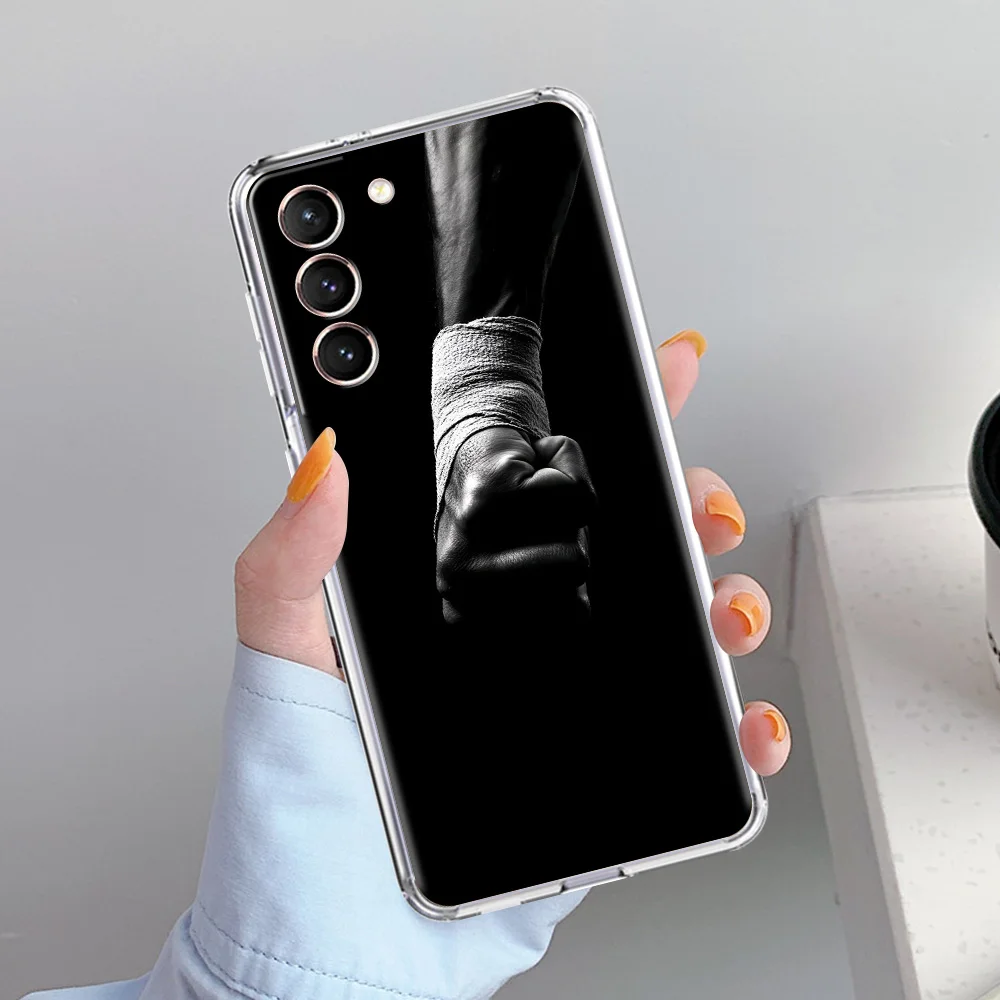 Boxing Champion Themed Soft Clear Phone Case