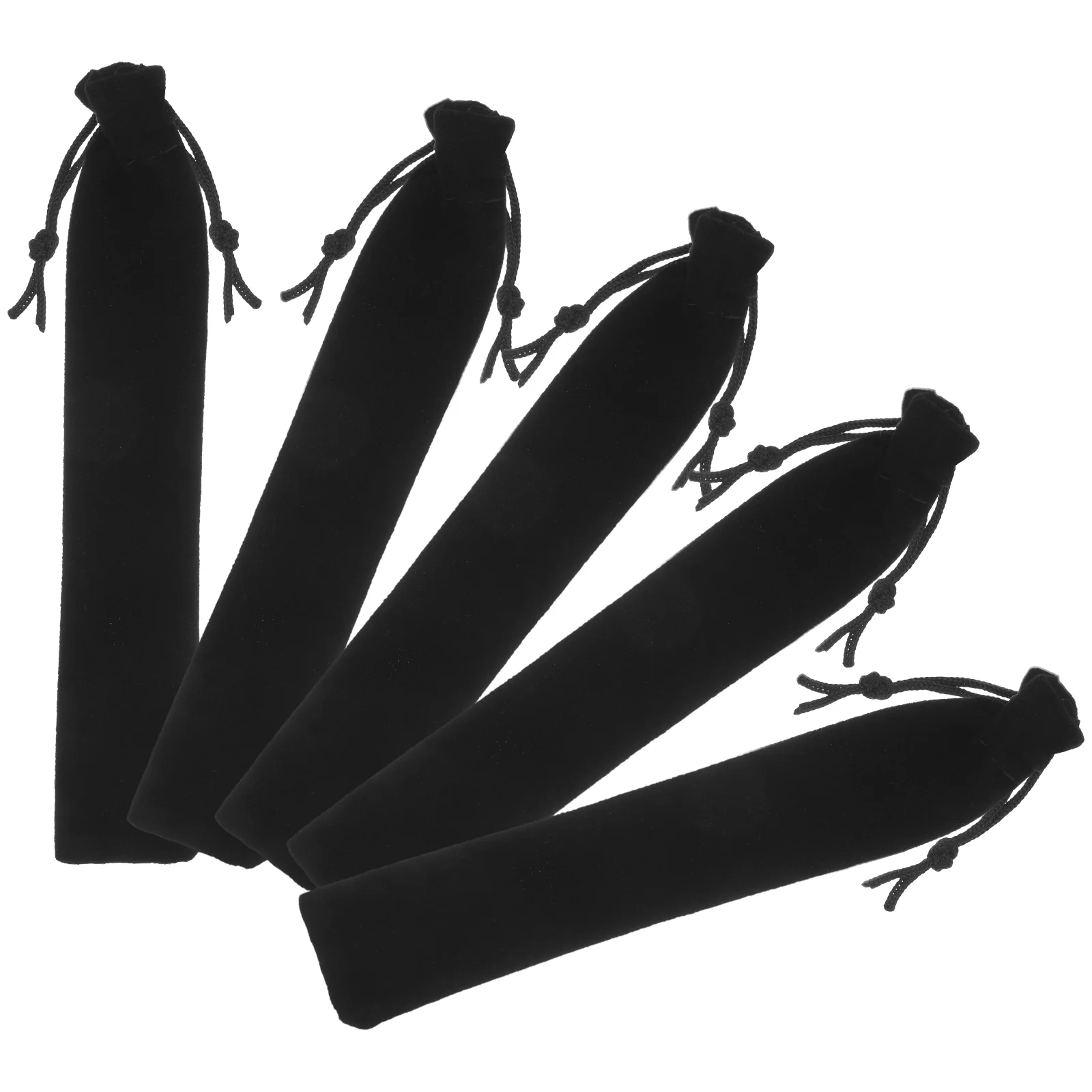 

Drawstring Bag Pen Pouch Sleeve Holder Pen Case Gift Pencil Bag Storage Bag Office Supplies Velvet Band Mouth Pen Bag