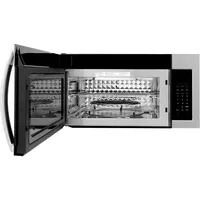 ZLINE Over the Range Convection Microwave Oven in Stainless Steel with Modern Handle and Sensor Cooking 2