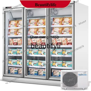 AB02 Split Unit Refrigerated Display Cabinet Supermarket Food Quick Freezer Commercial Air-Cooled Freezer Blast Freezer Refrige