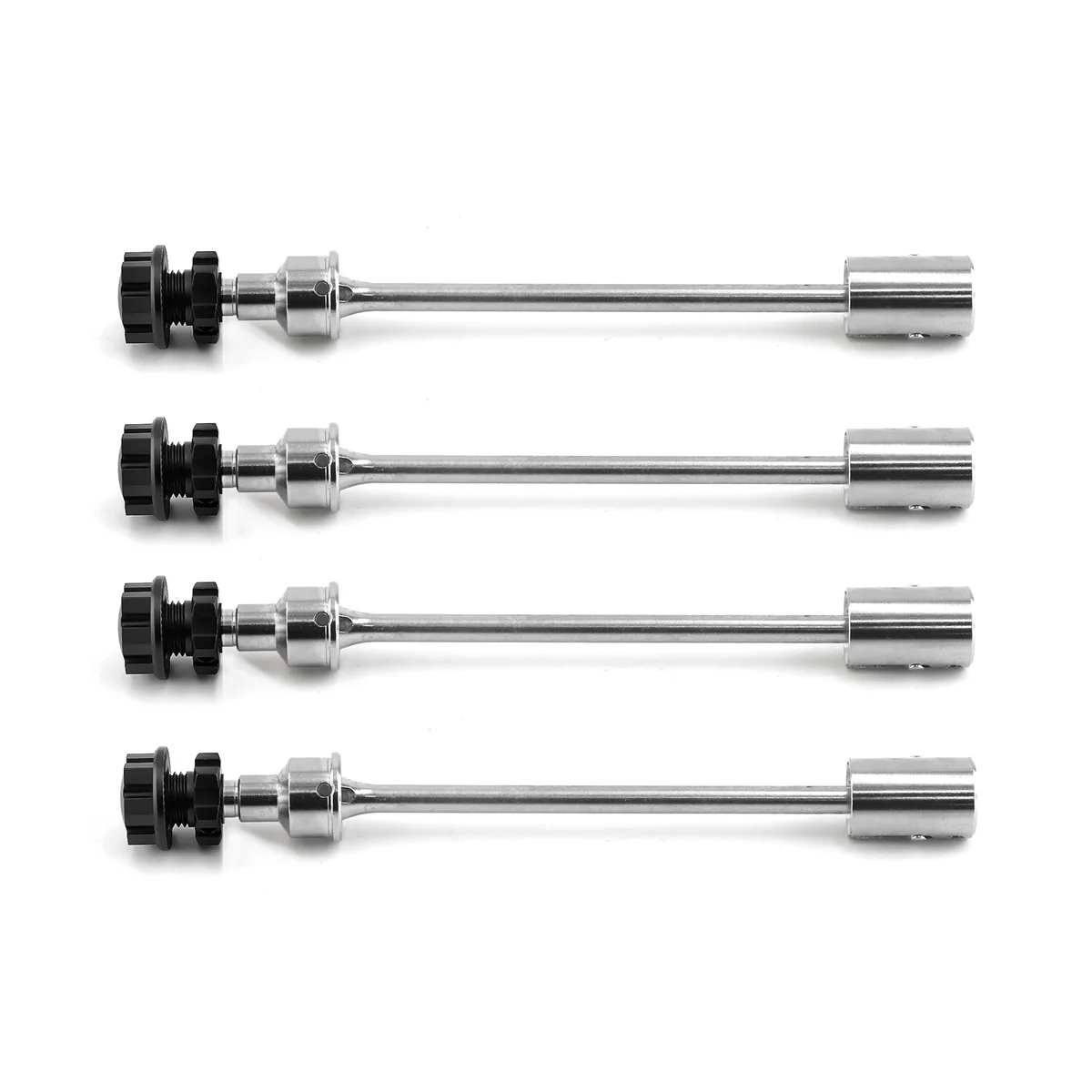 

4Pcs Steel Drive Shaft CVD Driveshaft with Splined Wheel Hex for TRAXXAS E-Revo 2.0 86086-4 1/10 RC Car Upgrade Parts,8