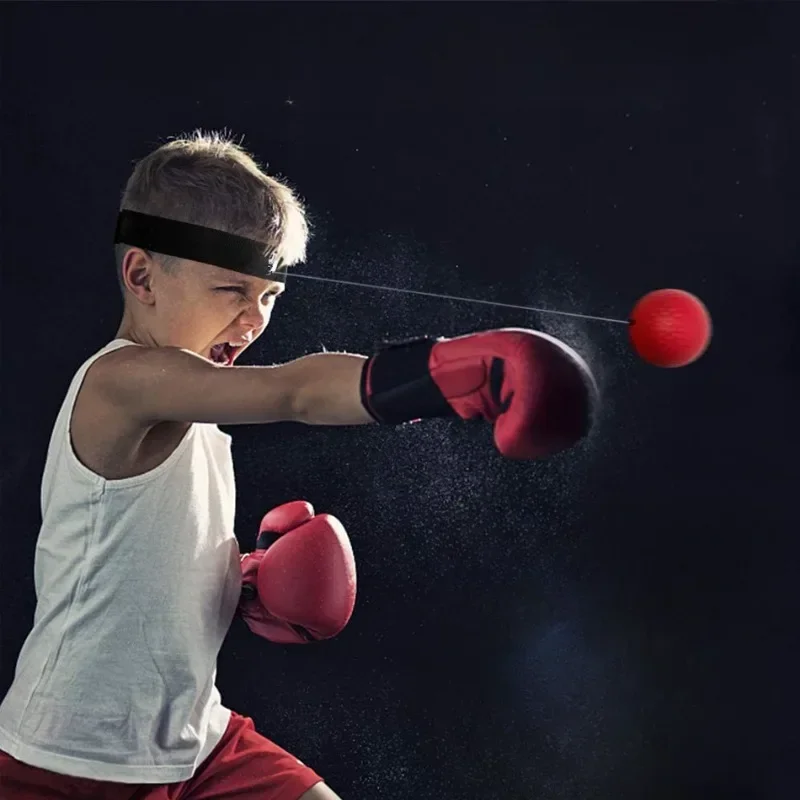 Boxing Training Equipment Boxing Reflex Ball Headband Set Adults Kids Speed Agility Training Reaction Balls Easy To Use