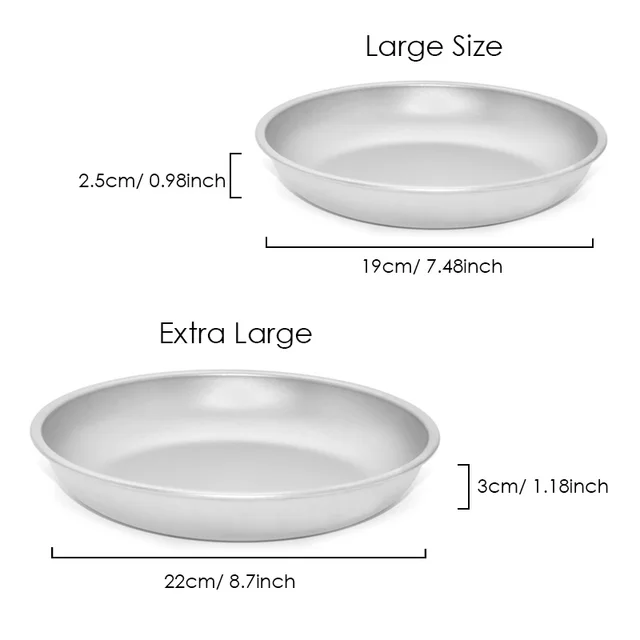 Titanium camping plate set Camping Equipment Cooking Camping Boutique