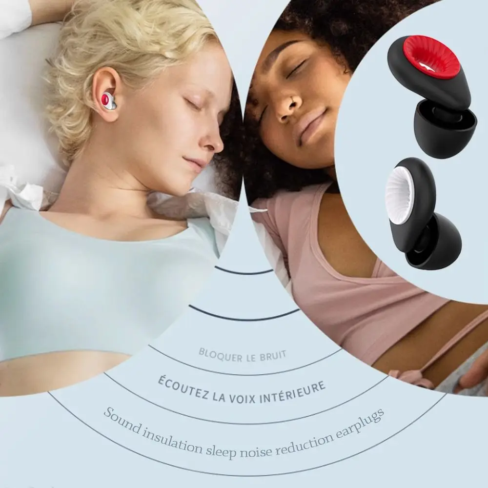 Premium Reusable Silicone Soundproof Earplugs