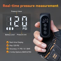 משאבת חשמלית AT1 Pro Mini של anoutway לאופניים עם מסך, טעינה מהירה של 25 דקות, סוללה בנפח של 120PSI ומקסימום של 450mAh 2