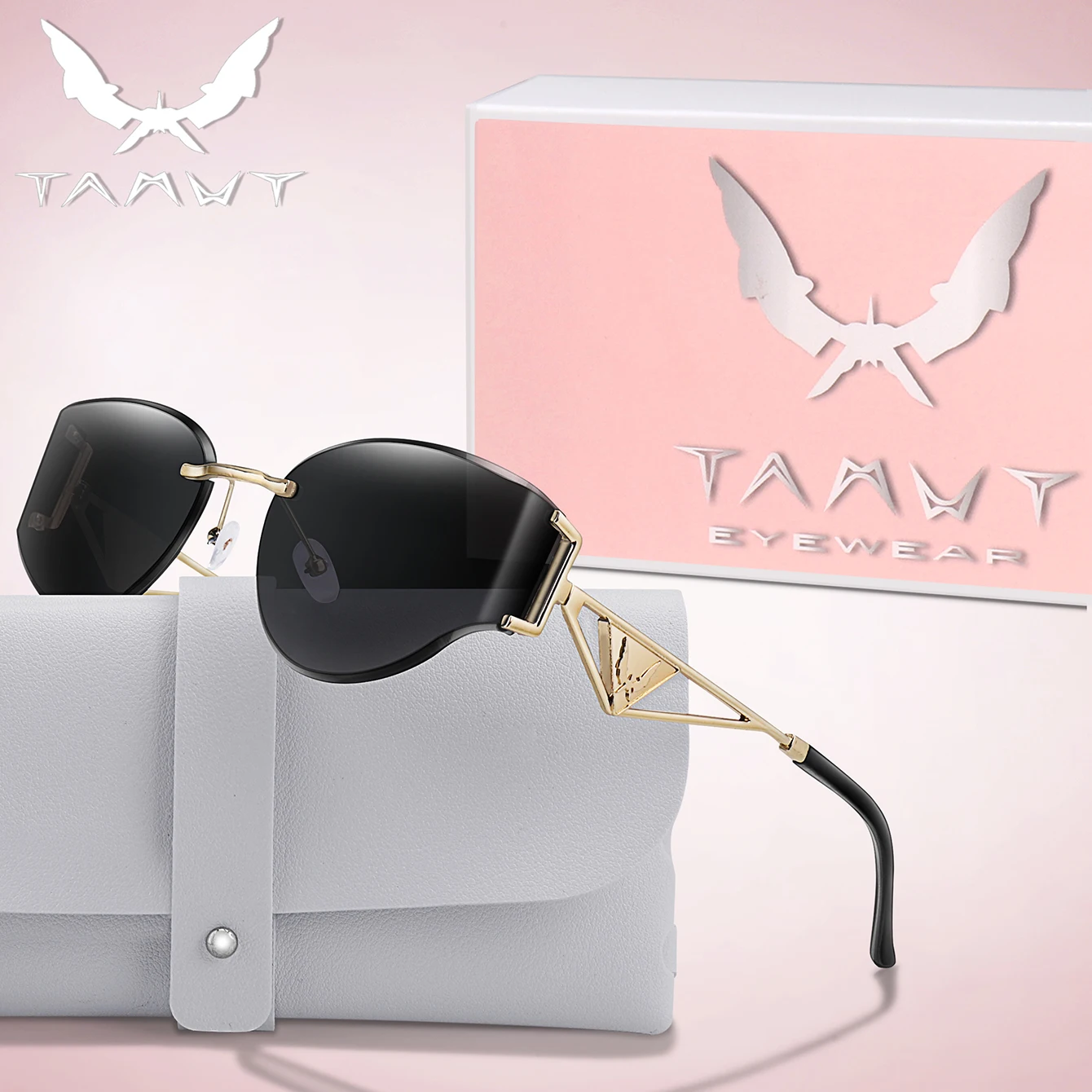 Trendy Metal Sunglasses UV protection for Men and Women Outdoor Cycling Hiking