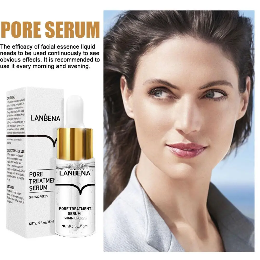 

Lanbena Pore Treatment Serum Essence Shrink Pores Relieve Repairing Skin Moisturizing Skin Dryness Smooth Oil Control Firmi E3p2