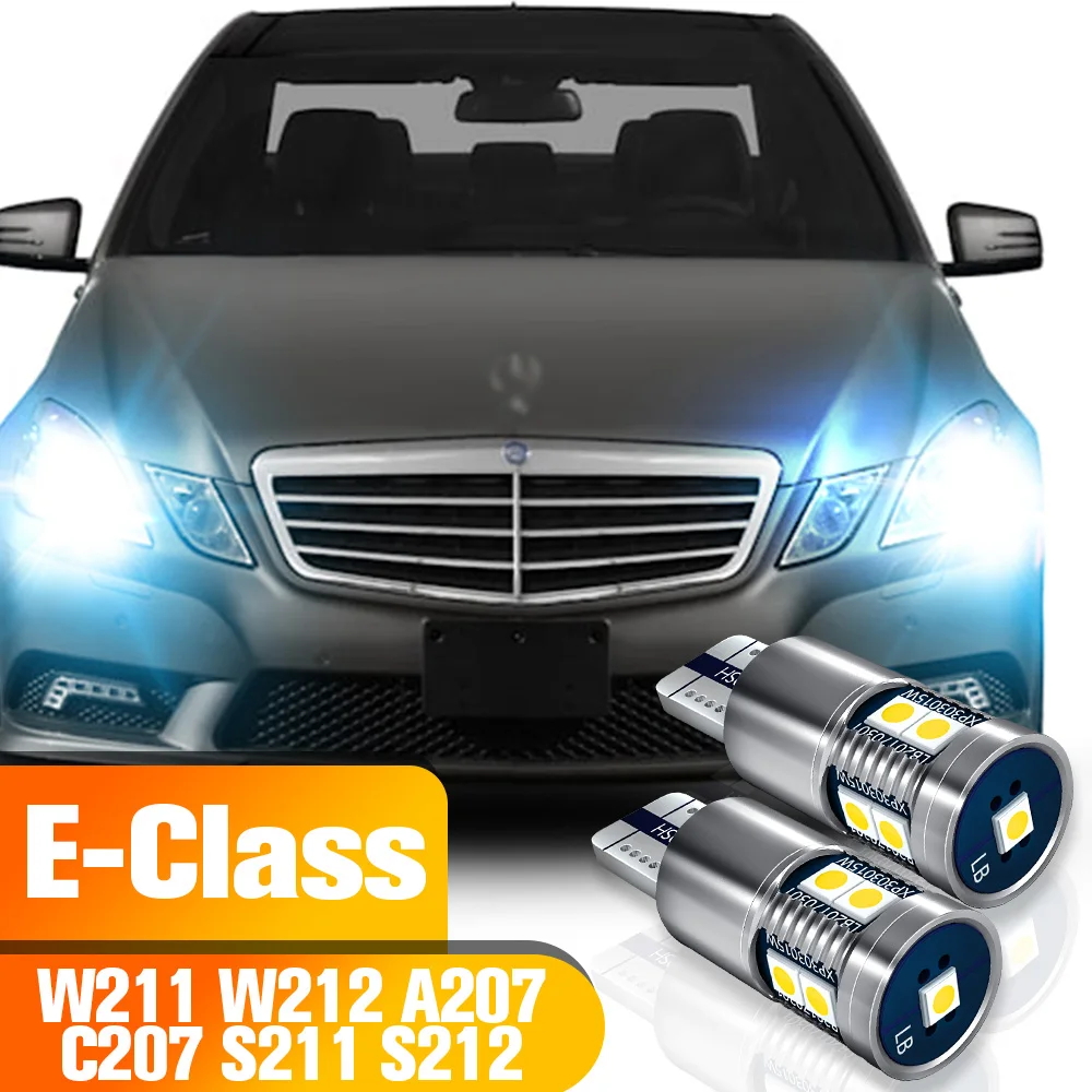 

Parking Light 2pcs LED Clearance Bulb Accessories For Mercedes Benz E Class W211 W212 A207 C207 S211 2002-2016 2013 2014 2015