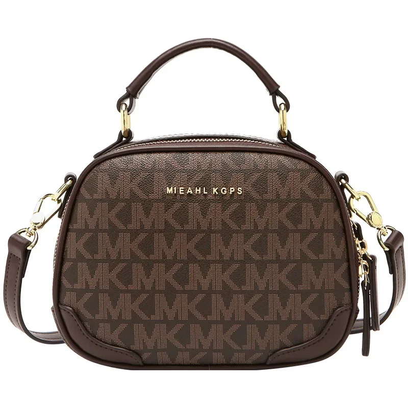 

MKJ Women's Shoulder Bags 2023 Luxury Round Bag Designer Crossbody Shoulder Purses Wallet Women Bowling Travel Tote Bag Handbag