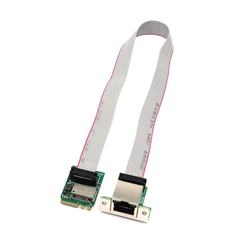 네트워크 카드, M.2(A + E) 네트워크 카드, 1000Mbps 기가비트 이더넷, 10, 100, 1000M, RJ45 LAN 네트워크 어댑터, 컴퓨터 PC용, 쉬운 설치