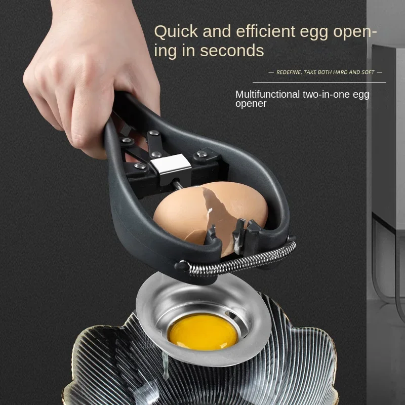 Egg Shell Opener Stainless Steel Egg Opener Scissors Egg Tools Eggshell Cracker Topper Separator Kitchen Accessories