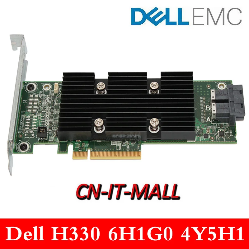 Dell H330 6H1G0 4Y5H1 04Y5H1 0TD2NM 0TCKPF SAS 12GB/s PCIE 3.0 x8 lsi3008 chip PowerEdge RAID Controller