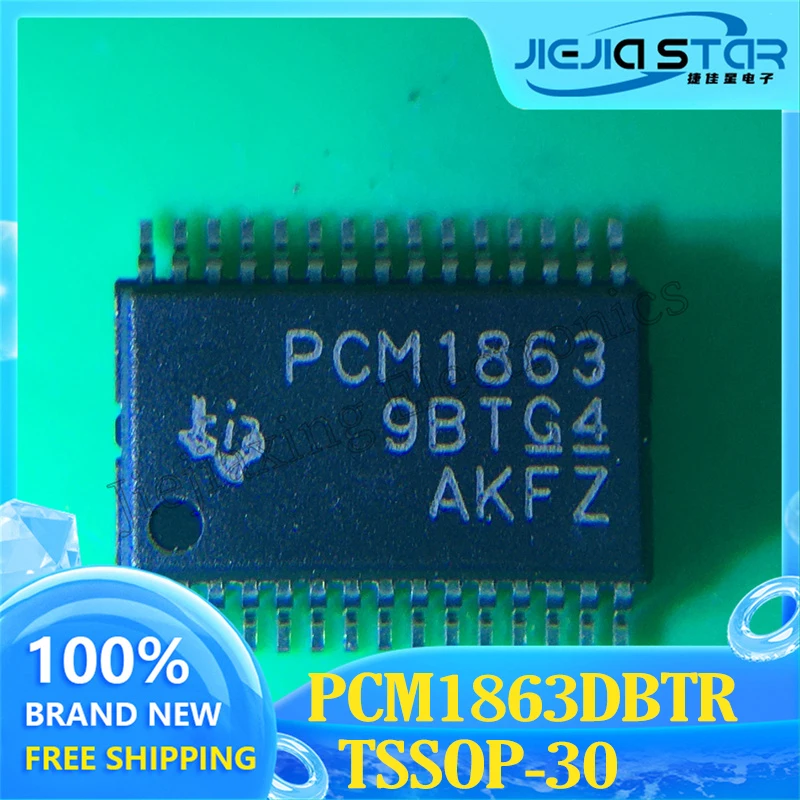 Electronics 2023+ PCM1863DBTR PCM1863 TSSOP30 Analog-to-Digital Converter Chip ADC Audio IC Original Stock 4~10PCS Free Shipping ds18b20 to 92 free shipping 10pcs lot new original ds18b20 programmable digital thermometer temperature sensor ic chip in stock