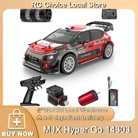 1/14 MJX 14303 Rc Drift Car 2.4G High Speed Drift Rally Truck Hyper Go Brushless 4WD Off-Road RC Cars for Adults for Kids Toys