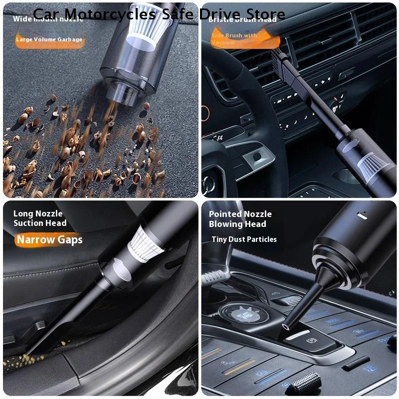 مكنسة كهربائية لاسلكية محمولة للسيارة والمنزل