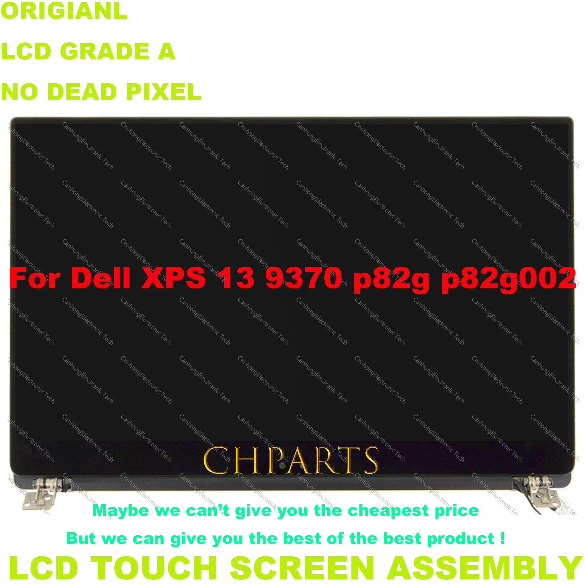 Touchscreen Lcd Per Dell Xps 13 9370 P82G P82G002 Assemblaggio Completo Di Ricambio Con Cerniere 9Y5M5 66Pfr