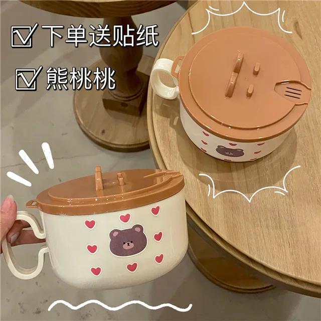 귀여운 스티커 도시락 세트