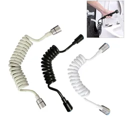 Telescopic Shower Hose Spiral Spring Hose Toilet Bidet Sprayer Telephone Line Plumbing Hose Bathroom Accessories 150cm 200cm
