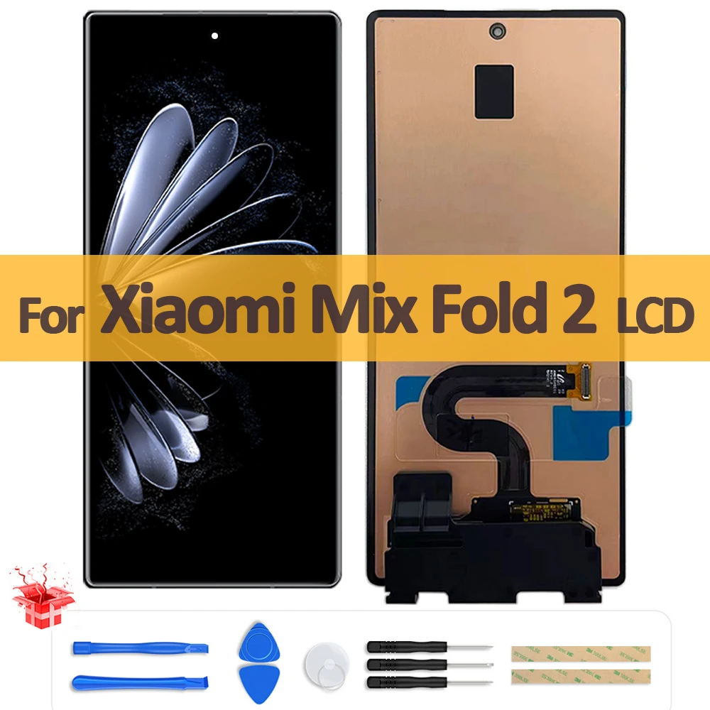 6.56 "Amoled Originale Per Xiaomi Mix Fold 2 Display Lcd Touch Panel Digitizer Per Mix Fold 2 Schermo Esterno Secondario