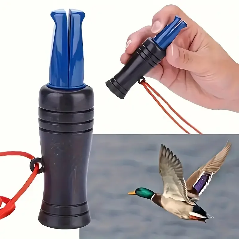 Sifflet leurre canard plastique - Appeau imitation pour camping et équipement chasse outdoor