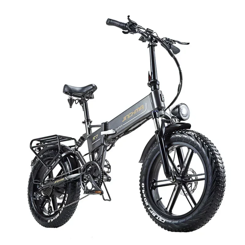 Electric Bike Electric Bicycle Ebike R7PRO Electric Bike 20 Inch Fat Tire Off-Road Electric Bike 800W 48V 17.5AH Mountain