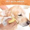 New Bath Massage Brush Bathroom Multifunctional Puppy Big Dog Cat Soft Safety Silicone Pet Accessories for Dogs Cats Tools 3