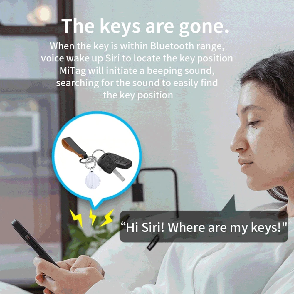 휴대용 스마트 GPS 추적기, 스마트 로케이터, 양방향 검색, 블루투스 호환, Apple Find My APP, 애완 동물 찾기 작업