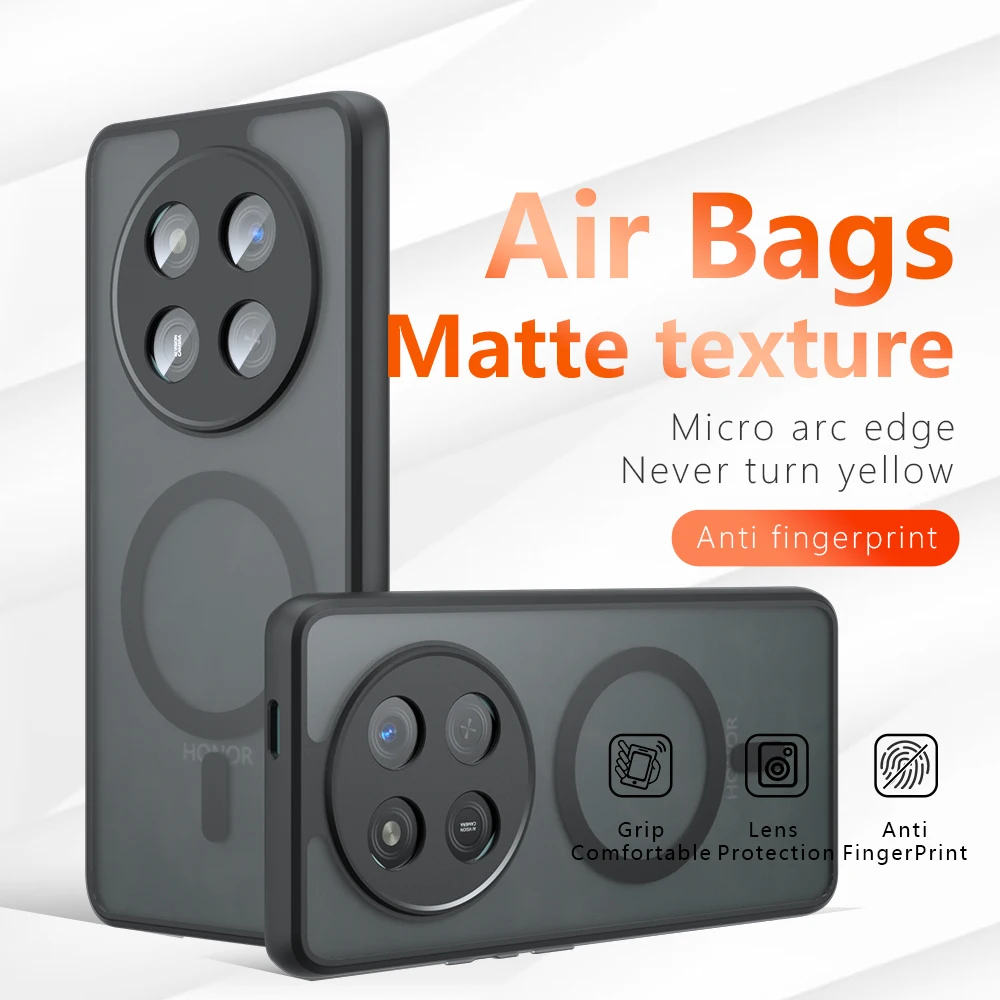 Luxury Magsafe Armor Shockproof Bumper Phone Cover