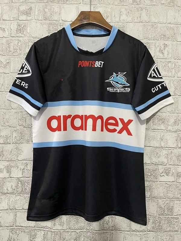 

2023 Cronulla Sharks Away Rugby Jersey Shirt size S-M-L-3XL-4XL-5XL