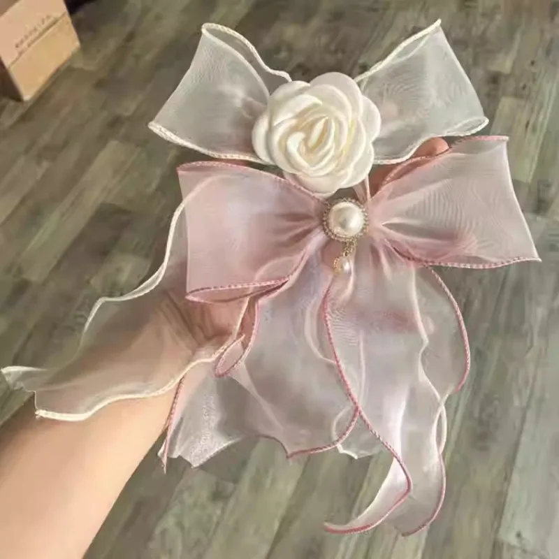 다양한 스타일, 새로운 고품질 리본 및 진주 타이 재료, 수제 의류 가방, 치마..