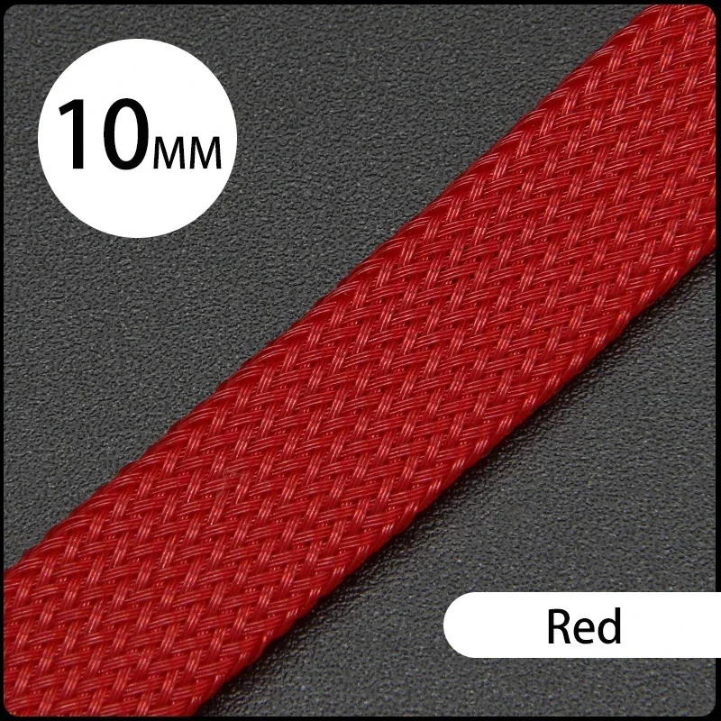 High Density Insulated PET Braid Sleeve - Custom Lengths - Premium Cable Protector Wrap