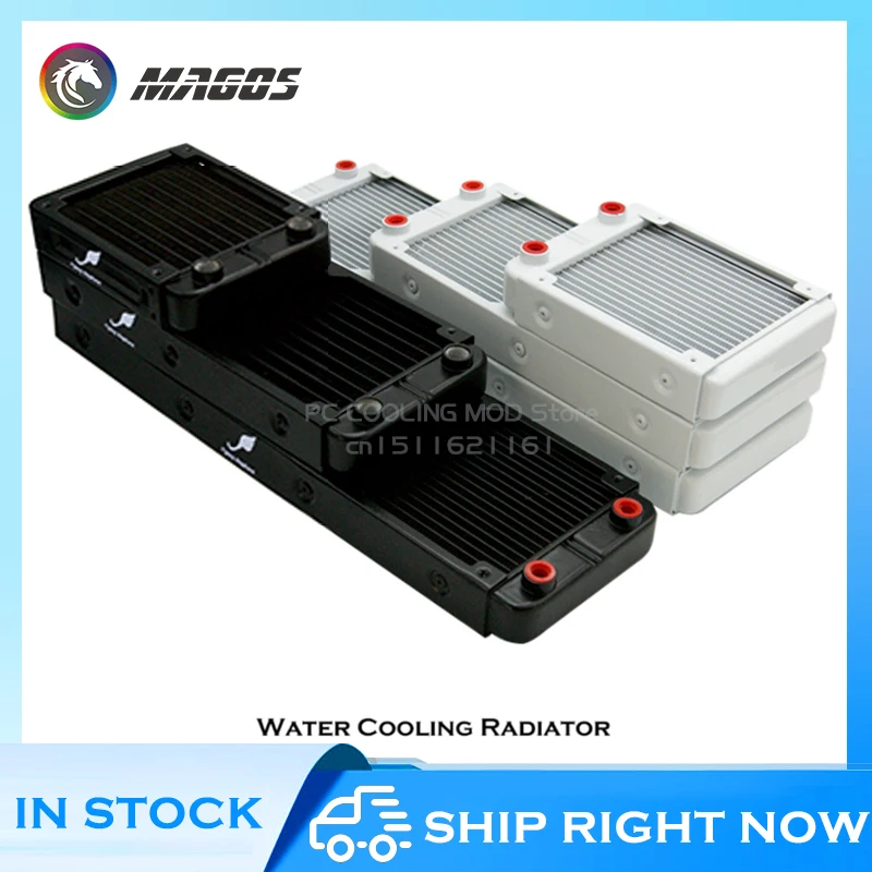 Alumínio Radiador para pc Computador Refrigeração Água Case Gpu Cpu Ram Dissipador Ventilador Refrigerador 60 80 90 120 240 360 mm Preto Branco g1
