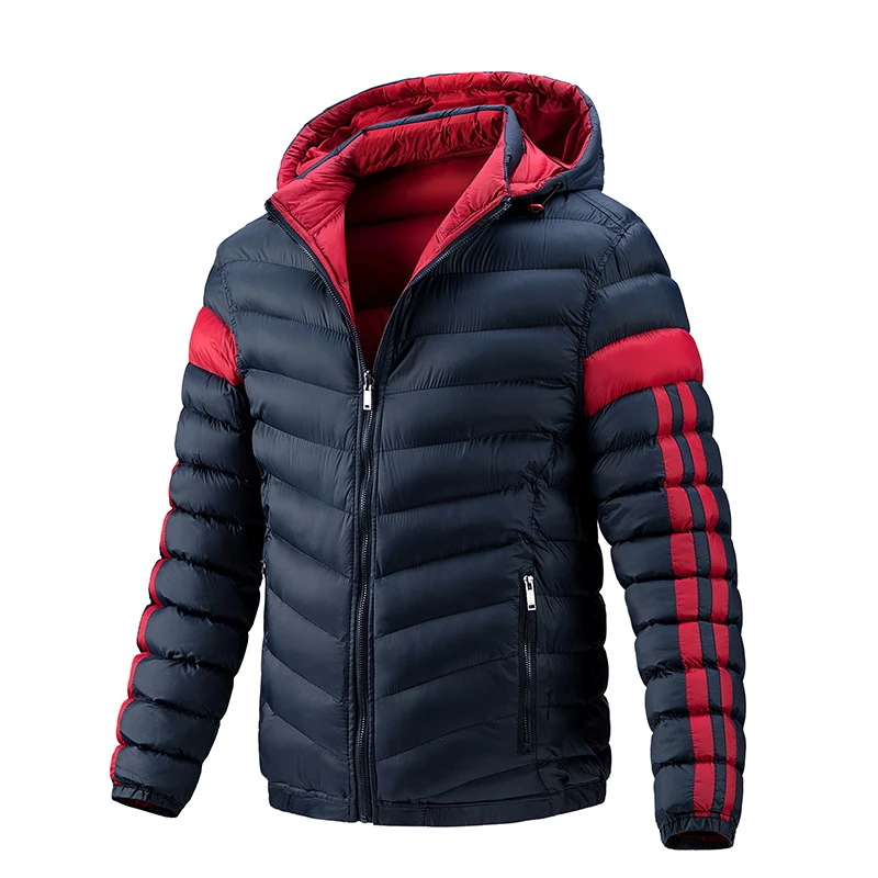 men's jacket Brand Fashion Men Winter Spring Jacket Reversible Design Male Hooded Cotton Padded Coats Outerwear Size M-2XL winter jackets for men