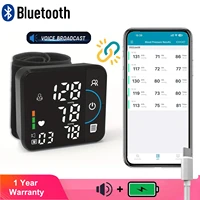 Bluetooth Charging Blood Pressure Monitor West Voice Sphygmomanometer Wireless Data Storage Arrhythmia Detection 1