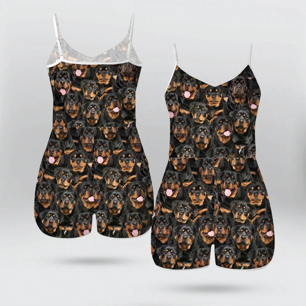 Рисунок 4 - Женский Короткий комбинезон с принтом