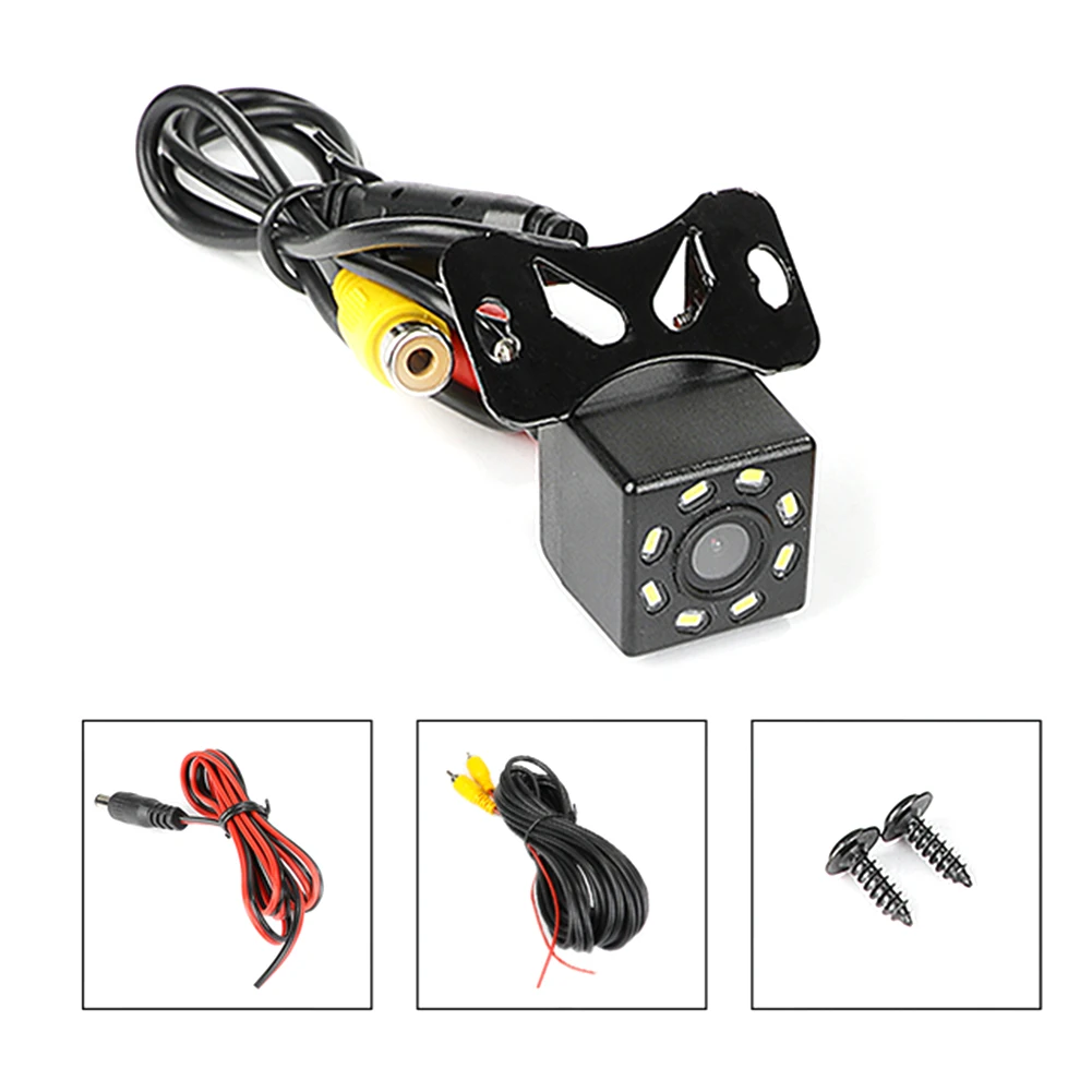 HD Car Rear View Camera Night Vision Wide Angle Video
