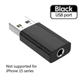 Black USB-3.5MM