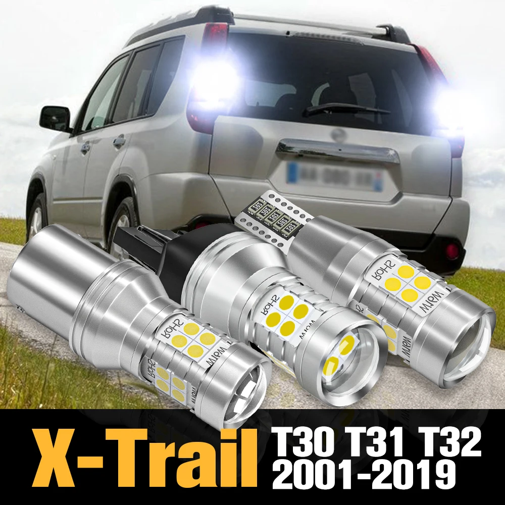

2pcs Canbus LED Reverse Light Backup Lamp Accessories For Nissan X-Trail X Trail T30 T31 T32 2001-2019 2013 2014 2015 2016 2017