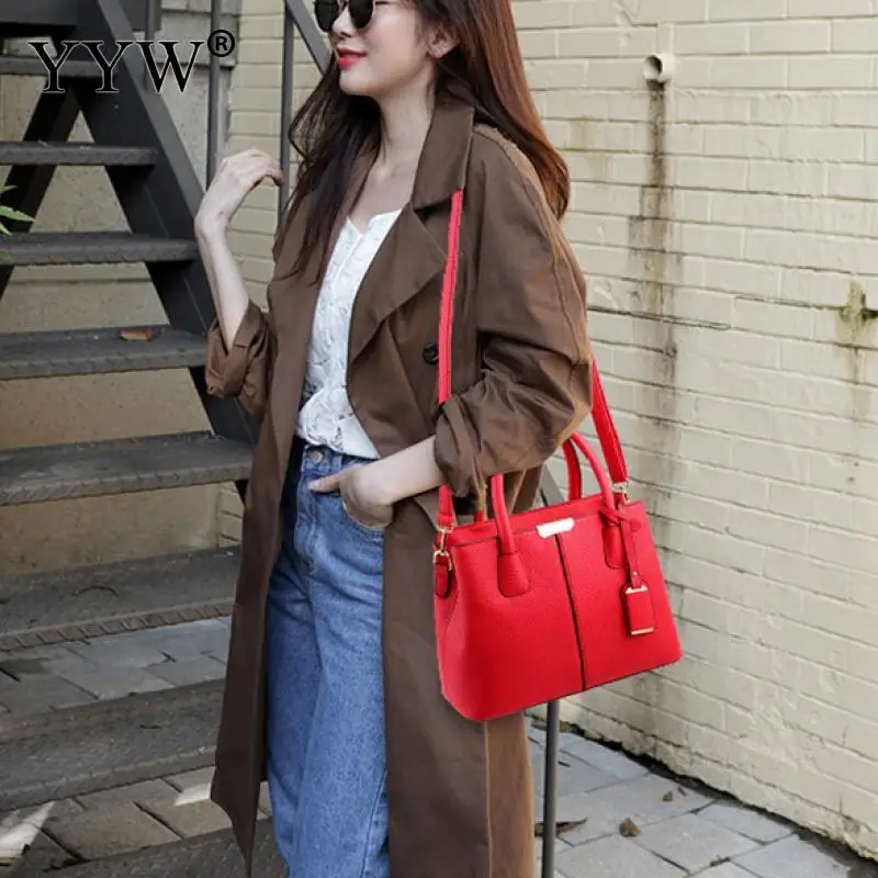 Ladies Large Tote Bag Women PU Leather Handbags Square Shoulder Bags for Female Bolsas Femininas Sac New Fashion Crossbody Bags