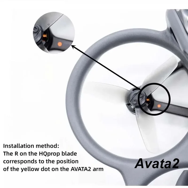 3-дюймовые 3-лопастные пропеллеры для DJI Avata 2 thumbnail 5