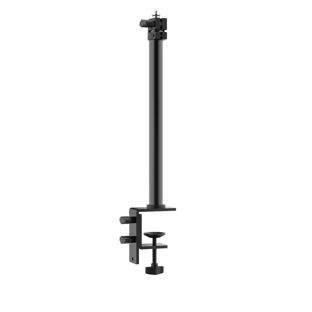 Extend C Tripod Clamp 30-52cm Desk Light Stand Holder with 1/4" Screw Mount for