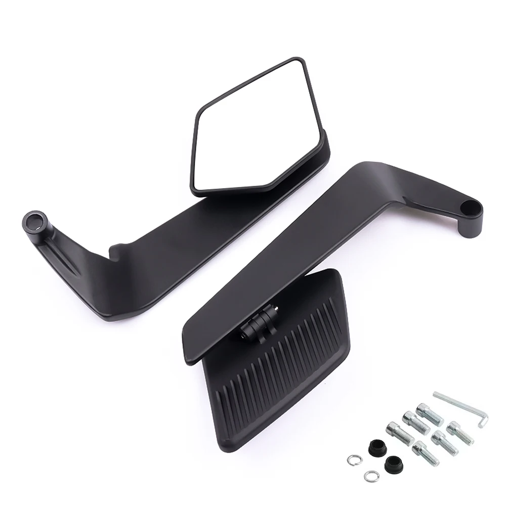 For YAMAHA MT 07 MT07 MT 09 MT09 SP MT 10 MT10 SP Motorcycle Mirrors Stealth max Mirror Kits To Rotate Adjustable Mirrors 2