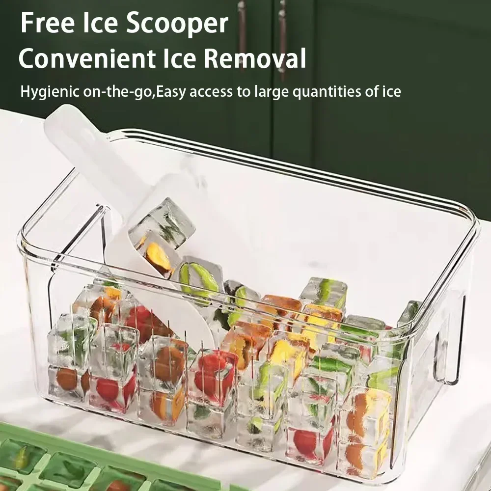 Ice Cube Mould Refrigerator Food Grade Silicone Ice Cube Tray Freezer Juice Whisky Coffee Givers Friend Gifts silicone ice cube maker ice maker