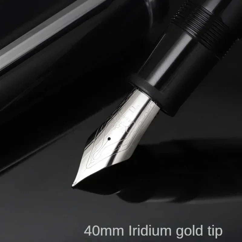 Jinhao X159 Acrylic Fountain Pen Black Color Ink Pen Student