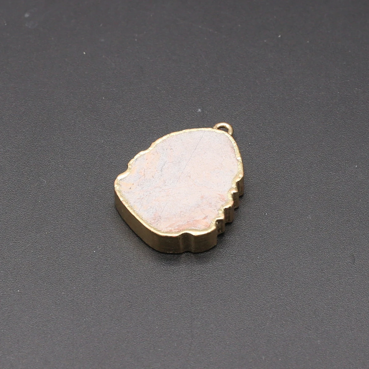 10PCS Wholesale Natural Stone Agate Flash Labradorite Gold Sand Stone Irregular Pendant Charm Jewelry Making DIY Accessories